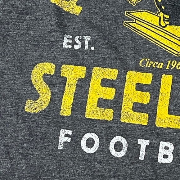 Pittsburgh Steelers NFL Football SOFT Women's Retro Vintage Style Tshirt - Picture 3 of 5